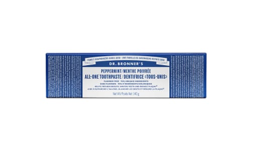 Organic All-One Toothpaste - Peppermint- Code#: PC1750