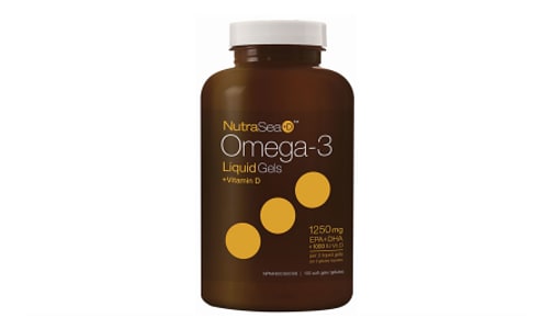 Omega-3 +D Liquid Gels - Fresh Mint- Code#: PC2060