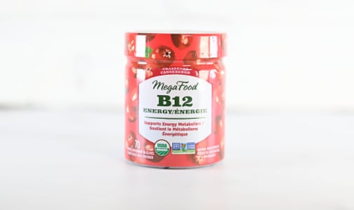 Organic Vitamin B12 Energy Cranberry Gummies- Code#: PC2464