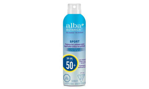 Cool Sport Sunscreen, Refreshing Clear Spray, SPF 50- Code#: PC2802