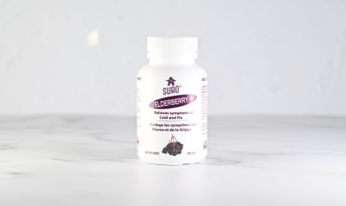 Organic Elderberry Supplements Capsules- Code#: PC410255
