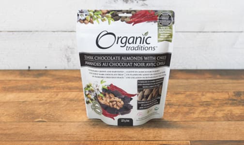 Organic Dark Chocolate Covered Almonds with Chili- Code#: PC410888
