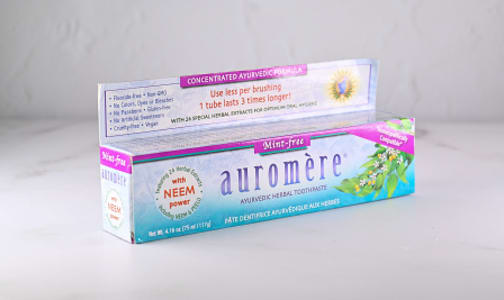 Ayurvedic Toothpaste - Mint Free- Code#: PC410914