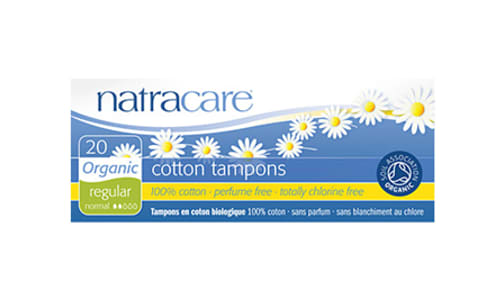 Organic Tampons Without Applicator -  Regular- Code#: PC415