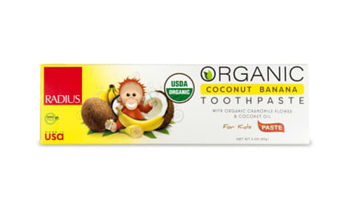 Organic Toothpaste - Coconut Banana- Code#: PC4331
