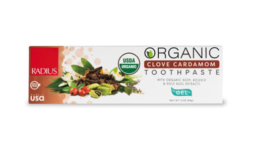 Organic Toothpaste - Clove Cardamom- Code#: PC4333