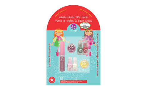 Holiday Lip Gloss Nail Sparkle Kit- Code#: PC4700
