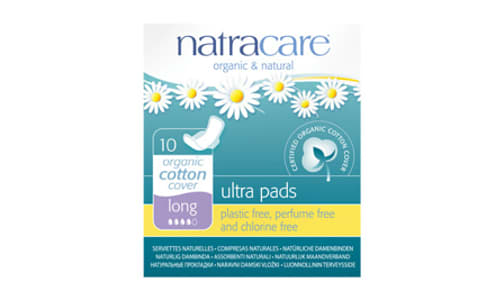 Organic Ultra Pads With Wings - Long- Code#: PC4712