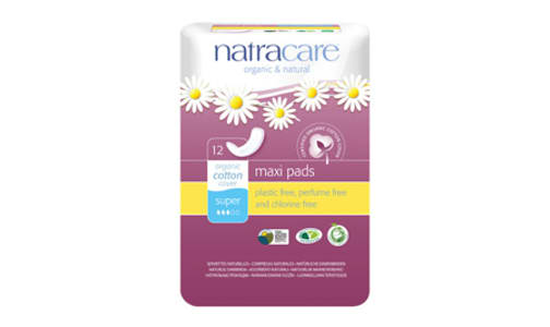 Organic Natural Maxi Pad - Super- Code#: PC4716