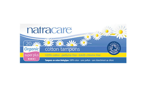 Organic Tampons Without Applicator - Super Plus- Code#: PC4721