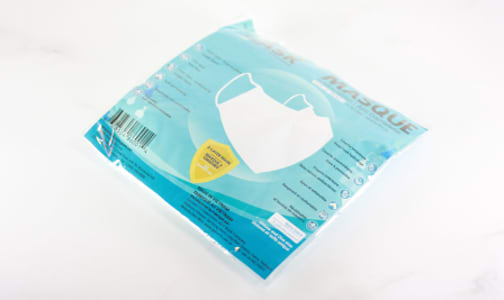 Antibacterial Kids Mask - White- Code#: PC4824