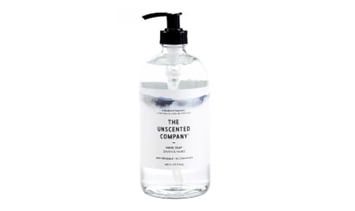 Hand Soap - Glass Bottle, Unscented- Code#: PC5533