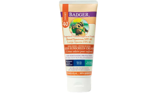 Organic SPF 40 CLEAR Kids Sunscreen- Code#: PC5817