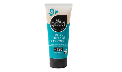 Organic SPF30 Tinted Mineral Sunscreen- Code#: PC5905
