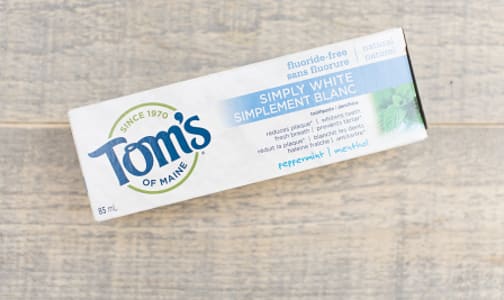 Simple White Toothpaste - Peppermint- Code#: PC593