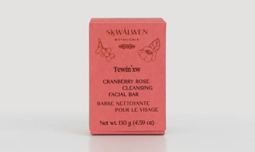 Tewin'xw Cranberry Rose Cleansing Facial Bar- Code#: PC6764