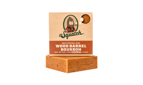 Men's Bar Soap - Wood Barrel Bourbon- Code#: PC6814