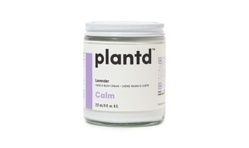 Organic Hand & Body Cream - Calm - Lavender- Code#: PC6826