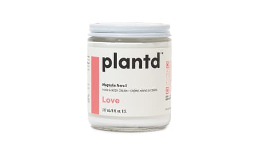 Organic Hand & Body Cream - Love - Magnolia Neroli- Code#: PC6827