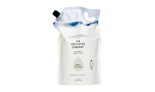 Liquid Hand Soap - Unscented Refill Bag- Code#: PC7194