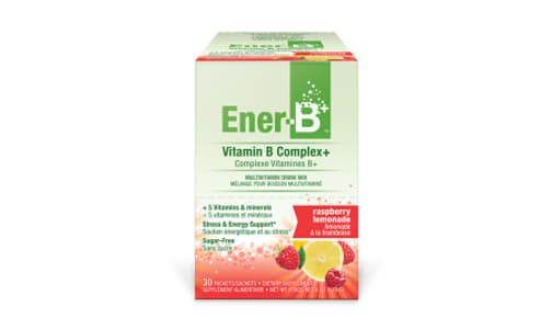 Ener-B Multivitamin Drink Mix - Sugar Free Raspberry Lemonade- Code#: PC7208