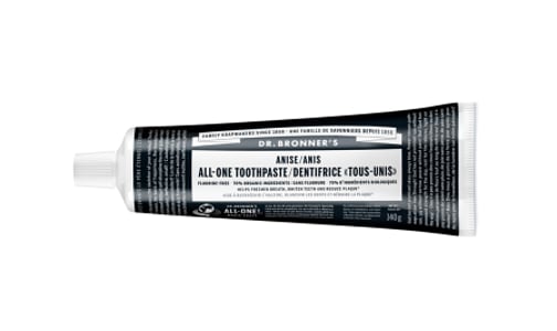Organic Toothpaste - Anise- Code#: PC7268