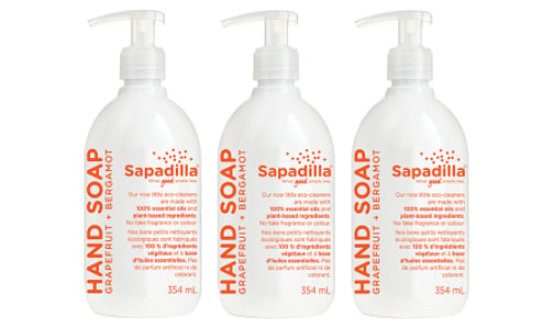 3-pack Liquid Hand Soap - Grapefruit & Bergamot Bundle- Code#: PC960-CS