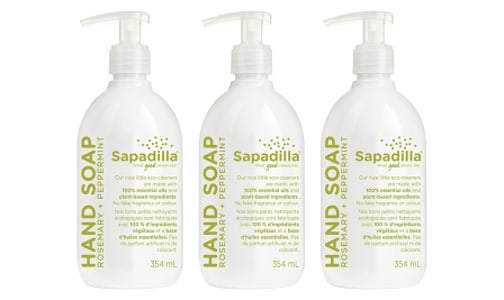 3-pack Liquid Hand Soap - Rosemary & Peppermint Bundle- Code#: PC961-CS