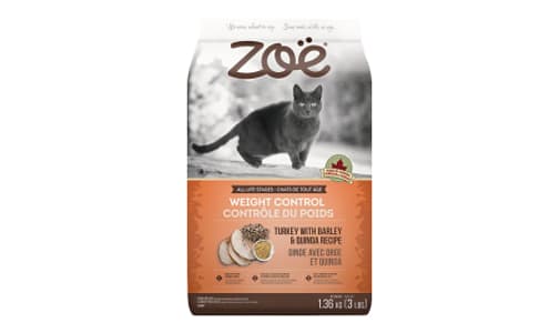 Zoe Cat Food - Weight Control- Code#: PD0233