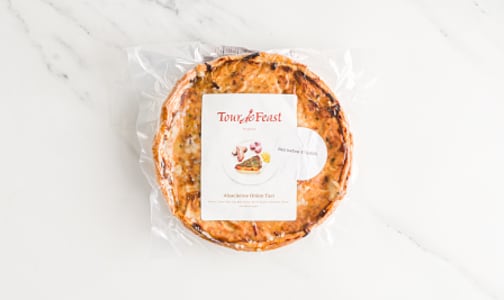 Onion, Bacon, Swiss & Gruyere Tart (Frozen)- Code#: PM0324