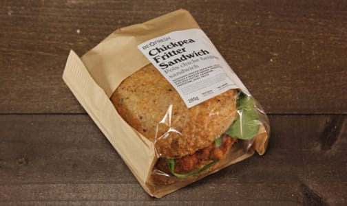 Chickpea Fritter Sandwich- Code#: PM0825