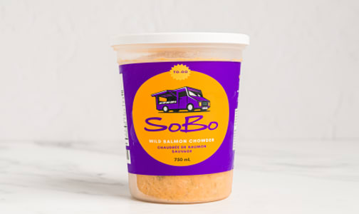 Wild Salmon Chowder Soup (Frozen)- Code#: PM1107