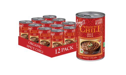 Organic Spicy Chili - BPA Free - CASE- Code#: PM119-CS