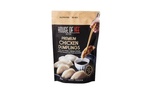 Chicken and Braised Shiitake Dumpling (Frozen)- Code#: PM1249
