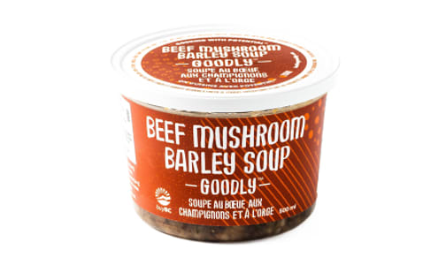 Beef Mushroom Barley Soup- Code#: PM1289