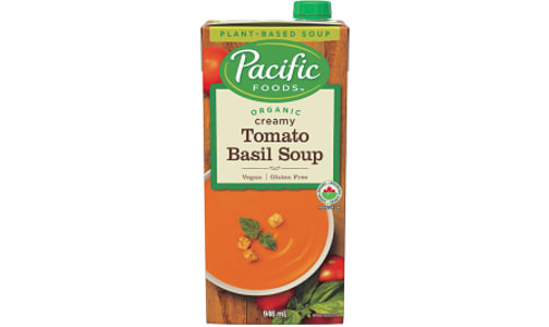 Organic Creamy Tomato Basil Soup- Code#: PM1366