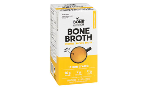 Lemon Ginger Instant Chicken Bone Broth- Code#: PM1389