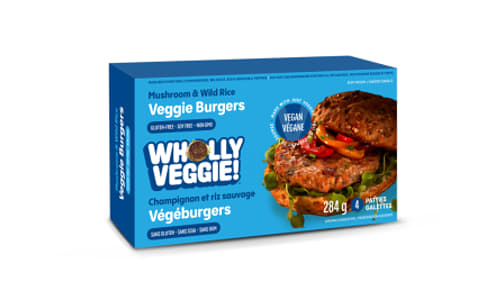 Mighty Mushroom Veggie Burger (Frozen)- Code#: PM1470