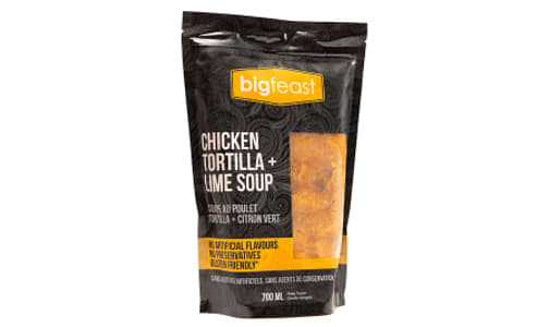 Chicken Tortilla & Lime Soup (Frozen)- Code#: PM1482