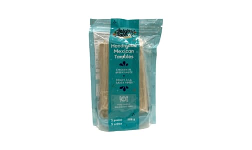 Chicken in Green Sauce Tamale (Frozen)- Code#: PM1586