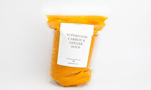 Vegan Superfood Carrot and Ginger Soup (Frozen)- Code#: PM1605