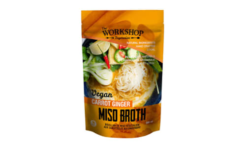 Vegan Carrot Ginger Miso Broth (Frozen)- Code#: PM1641