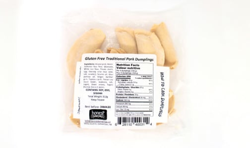 Gluten Free Traditional Pork Dumplings (Frozen)- Code#: PM1654