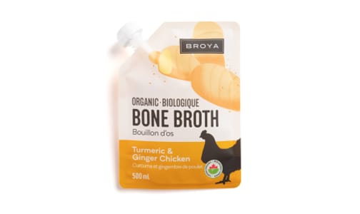 Organic Turmeric & Ginger Chicken Bone Broth- Code#: PM1891
