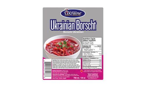 Ukranian Borscht (Frozen)- Code#: PM1896