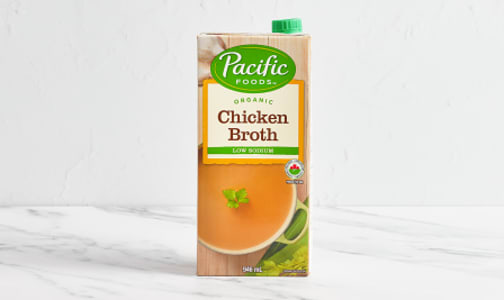 Organic Low Sodium Chicken Broth- Code#: PM3474