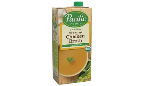 Organic Chicken Broth - Low Sodium- Code#: PM3474