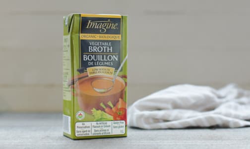 Organic Low Sodium Vegetable Broth - CASE- Code#: PM463-CS