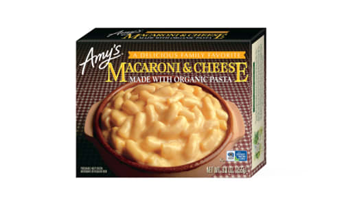 Organic Macaroni & Cheese, Frozen (Frozen)- Code#: PM624