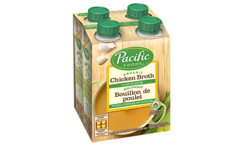 Organic Low Sodium Chicken Broths- Code#: PM937